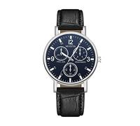 Tonsee Accessoire Armbanduhr Mit Armband Art- und Weisesport-Männer Edelstahl-Kasten-Gürtel-Band-Quarz-analoge Armbanduhr Armbanduhr Automatisch (A-B, One Size)