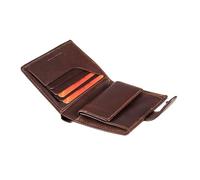 TONY PEROTTI Monterosso Geldbörse in Braun echtes Italienisches Leder