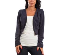 Toocool VB-31189 Damen-Bolero mit langen Ärmeln, elegante Jacke, dunkelblau, One size