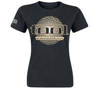 Too'l 24/7 Damen-T-Shirt Eye Geo Glow Schwarz Größe M