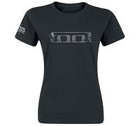 Too'l 24/7 T-Shirt Tool Eyes Logo Frauen Schwarz 100% Baumwolle Band-Merch XXL