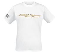 TOOL Gold ISO Männer T-Shirt weiß L 100% Baumwolle Band-Merch, Bands