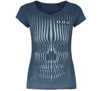 Tool Grid Skull T-Shirt blau in M