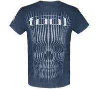 Tool Grid Skull T-Shirt blau in XXL