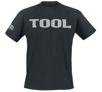 Tool Metallic Silver Logo Männer T-Shirt schwarz S 100% Baumwolle Band-Merch, Bands