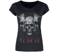 TOOL Skull Spikes Frauen T-Shirt schwarz 100% Baumwolle Band-Merch, Bands