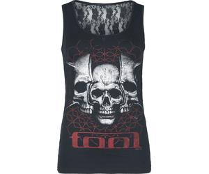 Tool Skulls Top schwarz in L