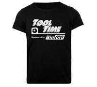 Tool Time Sponsored by Binford Damen Schwarz T-Shirt Damen T-Shirt Regular