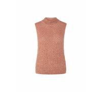 Marc Cain Collections - Elegantes Strick-Top mit Lochmuster peach beige - Gr. - 36