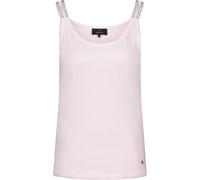 Trägertop MONARI, Damen, Gr. 36, rosa, Web, Obermaterial: 50% Baumwolle, 50% Modal, unifarben, regular fit taillenbedeckt, tiefer Rundhals, Tops Trägertop, Regular fit mit Pailletten-Trägern (21883525