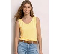 Top aus Jersey mit Elastiksaum
