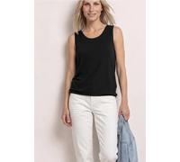 Top aus Jersey mit Elastiksaum