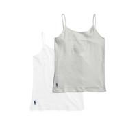 Top aus Stretchjersey im 2er-Pack M White