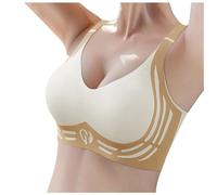 Top Bügelloser Stütz BH Keine Schlaffen Brüste Mehr reine Baumwolle Atmungsaktiv Lifting Anti-Sagging Wireless Adjustable Seamless Bra