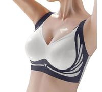 Top Bügelloser Stütz BH Keine Schlaffen Brüste Mehr reine Baumwolle Atmungsaktiv Lifting Anti-Sagging Wireless Adjustable Seamless Bra