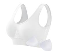 Top Bügelloser Stütz BH Keine Schlaffen Brüste Mehr reine Baumwolles Atmungsaktiv Lifting Anti-Sagging Wireless Adjustable Seamless Bra