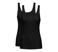 Mey Top Serie Pure Sense – Doppelpack Damen, breiter Träger, Schwarz, Gr. S-M (38/40)