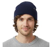 TOP-EX Herren Mütze Muetze Damen Winter Beanie Hat Wasserdicht Winddicht Warm Fleece Mit Für Outdoor Ski Merino Wolle Regenhut Kopf Thinsulate Haube M L Dunkelblau