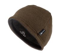 TOP-EX PolarWool Winter Beanie Herren Damen Wolle Fleece Mütze Warme Wintermütze Strickmütze Wendemütze Geschenke Ski Laufmuetze Winddicht Grün M/L