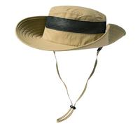 TOP-EX Sonnenhut für Damen und Herren UPF 50 - Breitkrempe, wasserdicht, atmungsaktiv und verstellbar für Sommer, Angeln, Wandern, Safari - Leichter und klein verpackbarer Outdoor-Hut Khaki L/XL