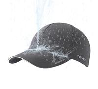 TOP-EX TOPEX XL/XXL Waterproof Baseball Cap Men Women Running Cap Baseball Cap Sports Golf Cap - Sun Protection Rain Cover Foldable Lightweight, 95551_Dark Grey