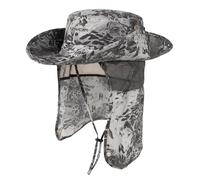 TOP-EX UPF 50 Sonnenhut mit Nackenschutz, wasserdichter Safari Outdoorhut | UVCoolix™, kühlendes Schweißband, UPF 50 Sonnenschutz, luftige Mesh-Einsätze, verstellbares Kinnband, platzsparend verstaubar