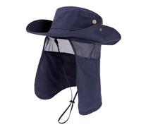 TOP-EX UPF 50 Sonnenhut mit Nackenschutz, wasserdichter Safari Outdoorhut | UVCoolix™, kühlendes Schweißband, UPF 50 Sonnenschutz, luftige Mesh-Einsätze, verstellbares Kinnband, platzsparend verstaubar