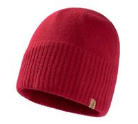 TOP-EX XL/XXL 100% Merinowolle Beanie Mütze, Wintermuetze Wollmütze Herren Damen, Strickmuetze Fisherman Beanie Trawler Mütze Warme Fleece Futter Rot XL/XXL