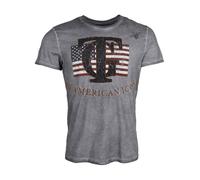 T-Shirt TOP GUN "TG20201113", Herren, Gr. 3XL, braun (mud), Obermaterial: 100% Baumwolle, Kurzarm, Shirts (36934961-XXXL) mud