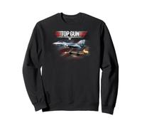 Top Gun American Flag Fighter Jet Classic Action Movie Sweatshirt