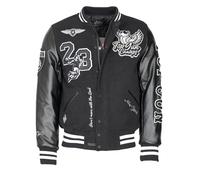 Top Gun College Jacke TG23004 im Materialmix 2XL