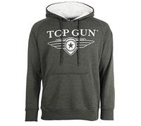 Top Gun Herren Hoodie TG-603 anthra melange 3XL