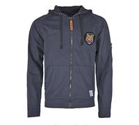 Kapuzenpullover TOP GUN "TG20213018", Herren, Gr. 50M, blau (navy), Obermaterial: 100% Baumwolle, Pullover Sweatshirt Hoodie (83292963-M) navy