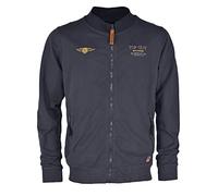 Sweatjacke TOP GUN "TG20213020", Herren, Gr. 50M, blau (navy), Obermaterial: 100% Baumwolle, Sweatjacken Sweatjacke (61536533-M) navy