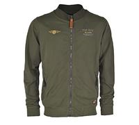 Sweatjacke TOP GUN "TG20213020", Herren, Gr. 3xl, grün (oliv), Obermaterial: 100% Baumwolle, Sweatjacken Sweatjacke (88369005-XXXL) oliv