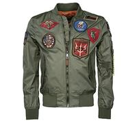 Bomberjacke TOP GUN "TG20191055" Gr. 3XL, grün (olive) Herren Jacken Übergangsjacken (52807548-XXXL)