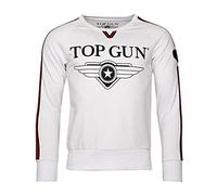 Top Gun Herren Sweatshirt Kapuzenpullover TG2019-1013 (L, White)