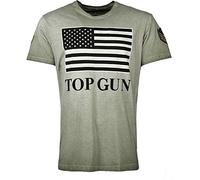 Top Gun Search Military Green T-Shirt (S)