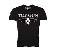 TOP GUN T-Shirt Hyper schwarz, Größe L, Herren, Baumwolle