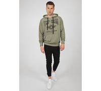 Kapuzenpullover TOP GUN "TG20212102" Gr. 50 (M), grün (oliv) Herren Pullover Hoodie Sweatshirt (19112756-M) oliv