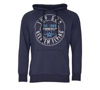Kapuzenpullover TOP GUN "TG20212107" Gr. 56 (XXL), blau (navy) Herren Pullover Hoodie Sweatshirt (12430226-XXL) navy
