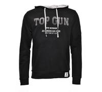 Kapuzenpullover TOP GUN "TG20213008", Herren, Gr. 3xl, schwarz, Obermaterial: 100% Baumwolle, Pullover Sweatshirt Hoodie (25820657-XXXL) schwarz