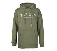 Kapuzenpullover TOP GUN "TG20214003", Damen, Gr. XS, grün (olive), Obermaterial: 100% Baumwolle, Pullover (70197563-XS) olive