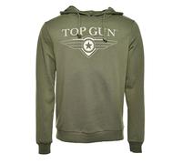 Kapuzenpullover TOP GUN "TG20201049" Gr. 50 (M), grün (olive) Herren Pullover Hoodie Sweatshirt (76707130-M) olive