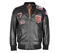 Top Gun Herren Lederblouson Tg2020212112 Black,S