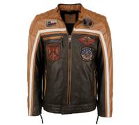TOP GUN Herren Jacke mehrfarbig, Größe L, 6722750 Cognac / Dunkelbraun / Offwhite / Mischfarben L