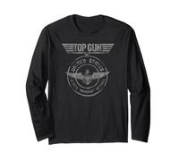 Top Gun Lt. Pete Mitchell Distressed Seal Action Movie Langarmshirt