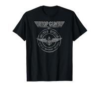 Top Gun Lt. Pete Mitchell Distressed Seal Action Movie T-Shirt