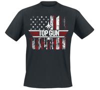 Top Gun Maverick - America T-Shirt schwarz in 3XL