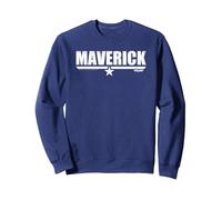Top Gun Maverick Logo Sweatshirt, Unisex für Erwachsene, Marineblau, XL